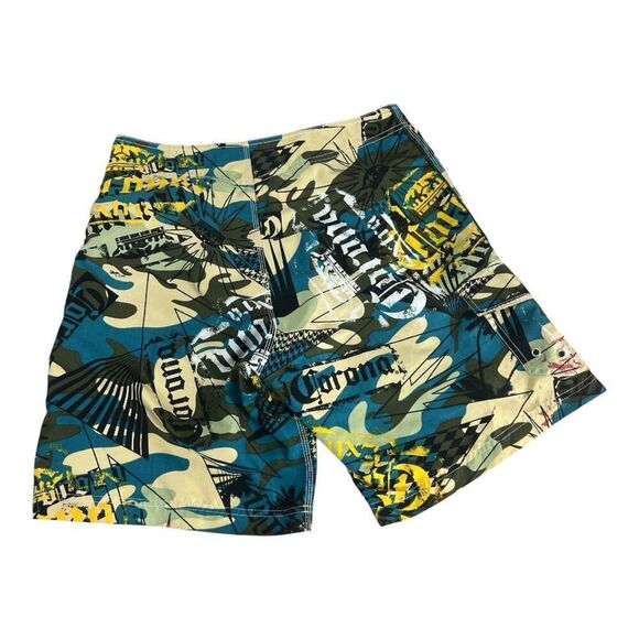 Corona Extra Mens Size 30 Board Shorts Swim Trunks Beachwear Cargo Drawstring - Picture 3 of 11